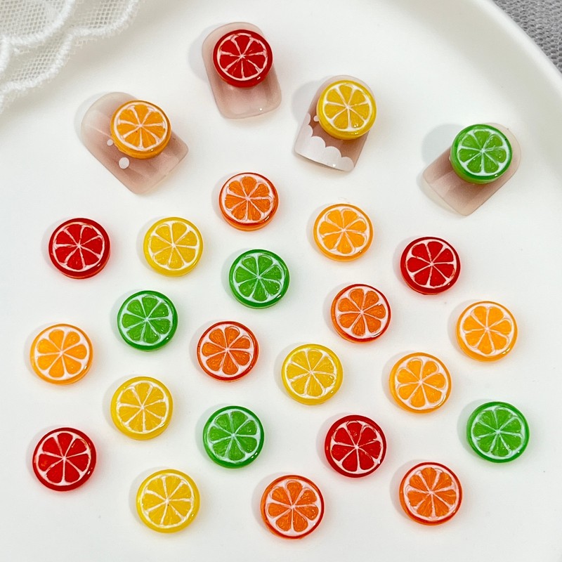 20pcs 3D Mini Simulated Food L - Nail Art Orange 评论和价格