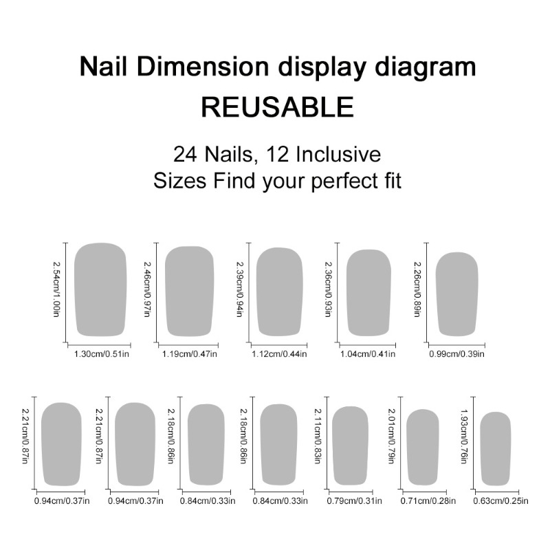 24PCS Tropical Medium Square F - Nail Art Orange 评论和价格