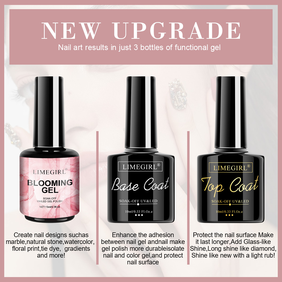 LIMEGIRL Nail Art Multifunctio - Nail Art Ombre 评论和价格