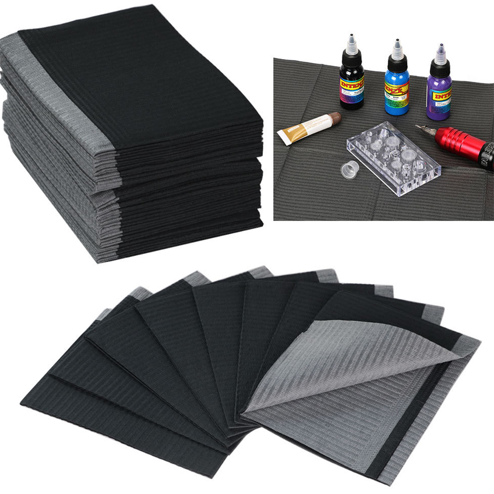20/50pcs Tattoo Clean Pad Mat  - Nail Art Ombre 评论和价格