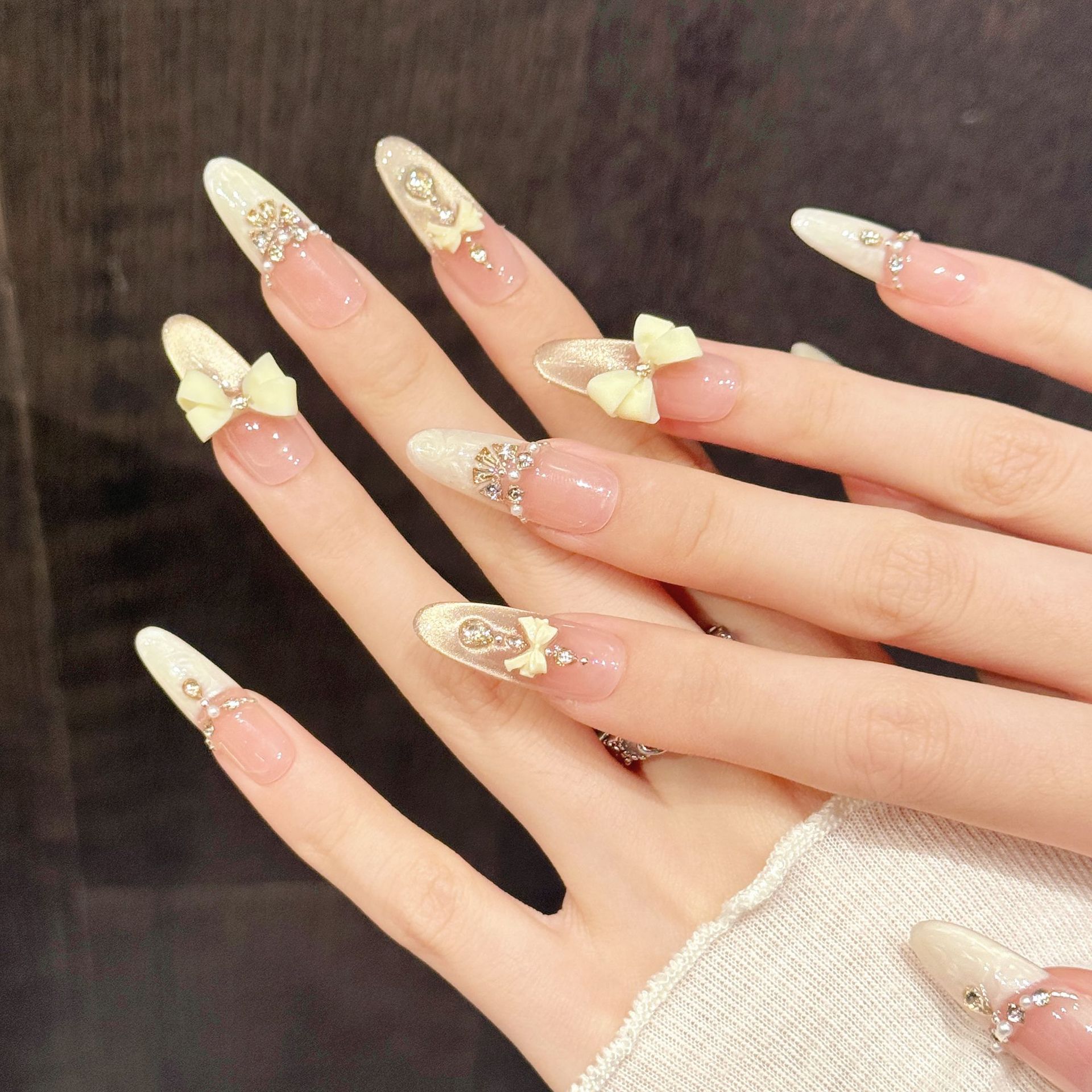 10pcs Handmade Press On Nails  - Nail Art Press On 评论和价格