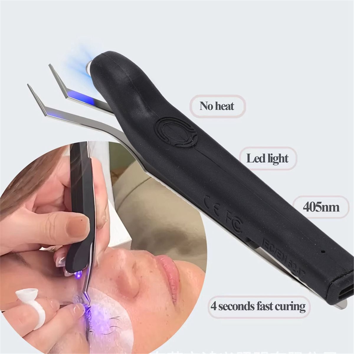 useful UV Rechargeable Tweezer - Nail Art Ombre 评论和价格