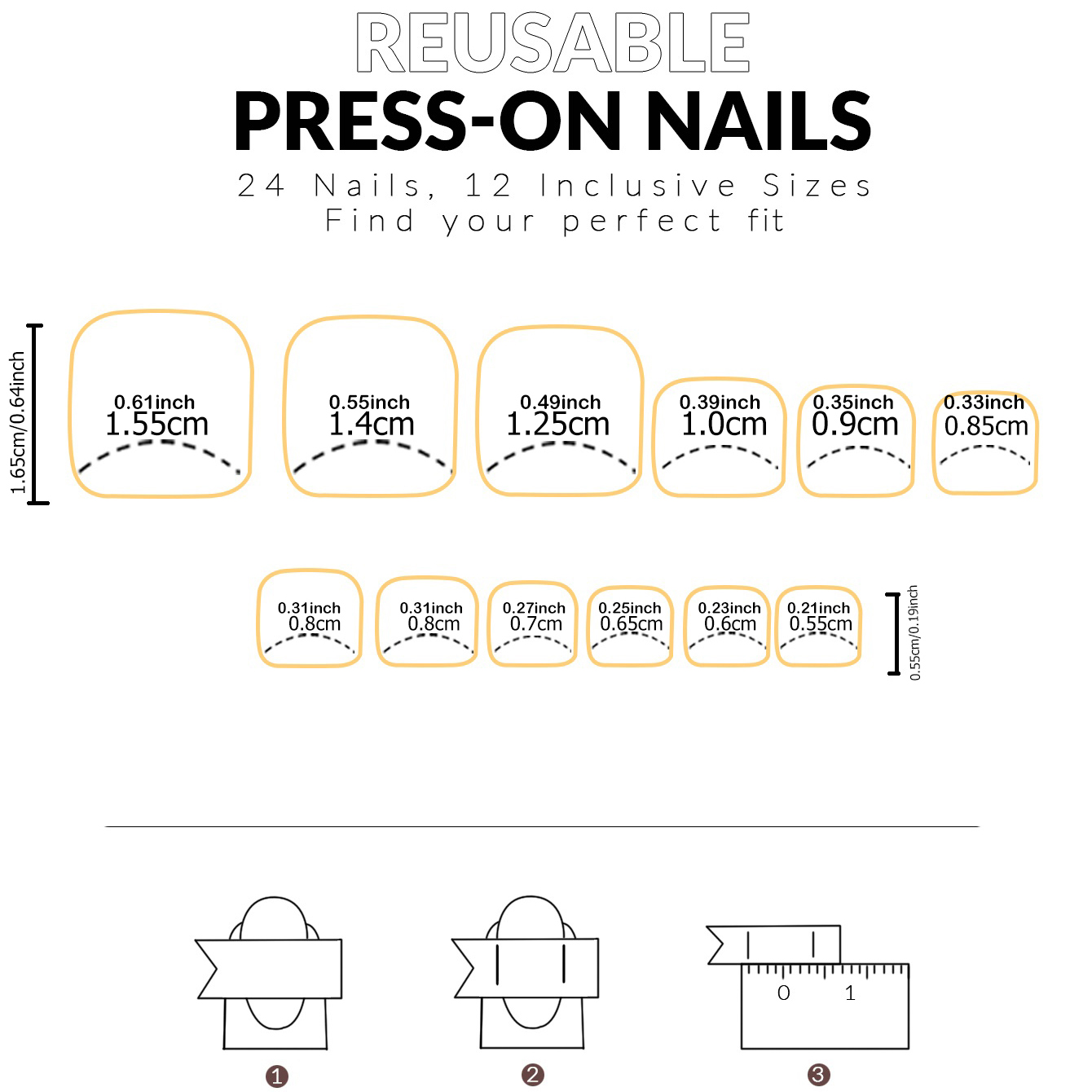 24PCS Short Square Pink With A - Nail Art Press On 评论和价格
