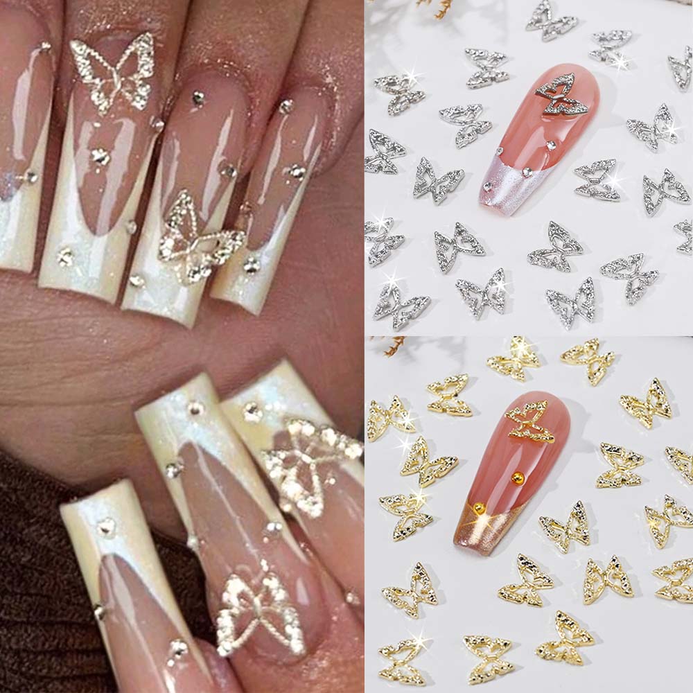 20pcs 3D Exquisite Hollow Butt - Nail Art Valentines Day 评论和价格