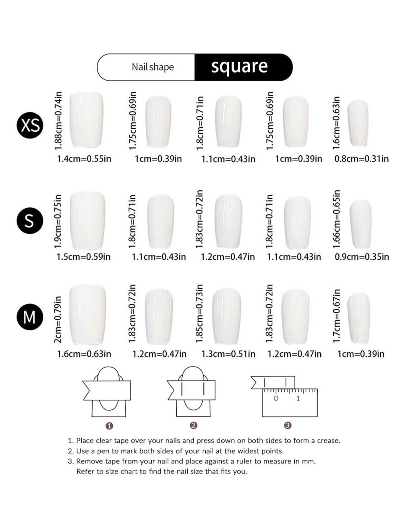 10PCS Handmade Red Press On Na - Nail Art Press On 评论和价格
